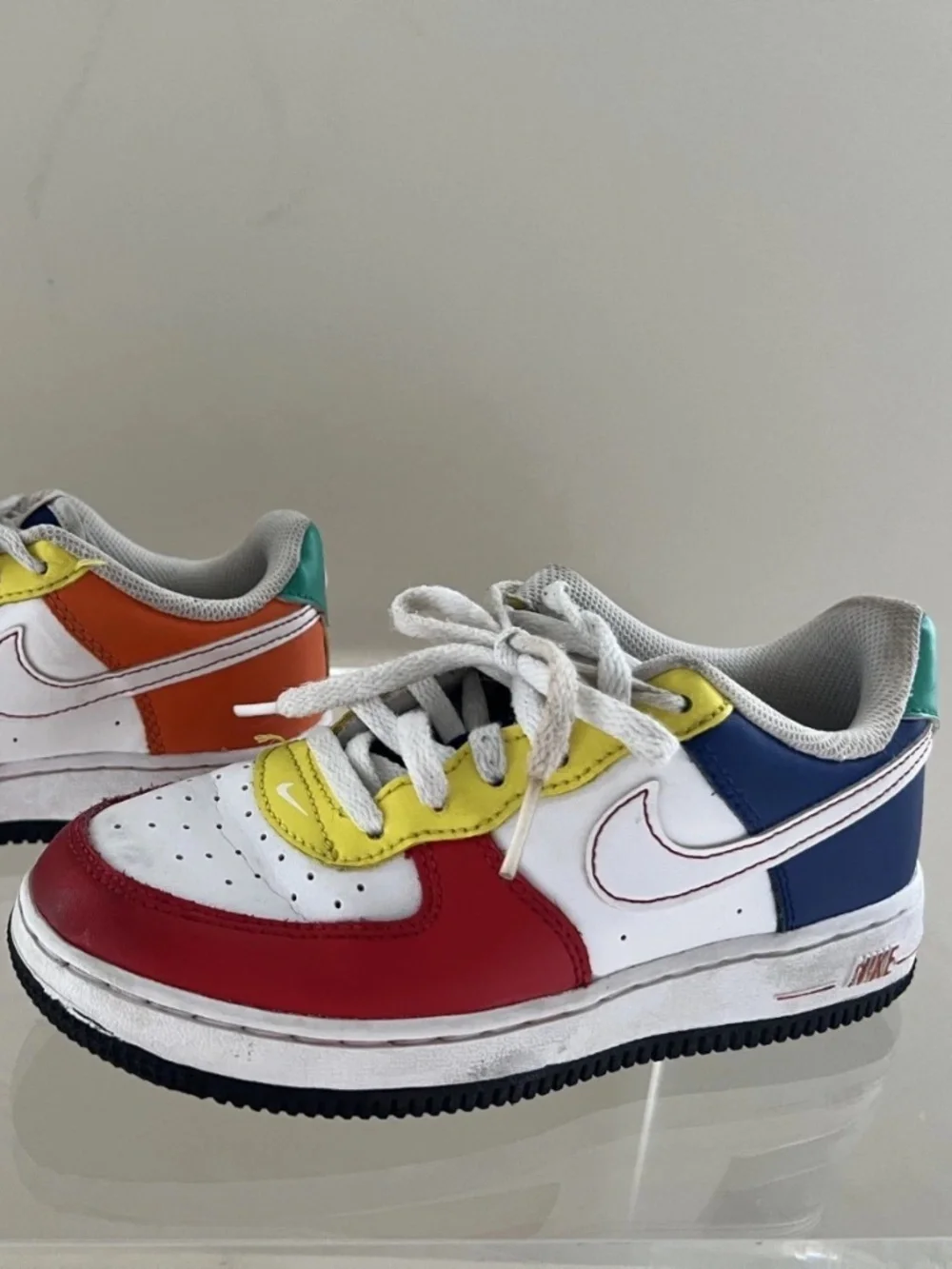 Nike Air Force 1 LV8 Low Rubik's Cube Kids Size UK 13.5